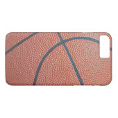 Team Spirit_Basketballテクスチャlook_Basetballバスケ Case-Mate iPhoneケース (裏面(横))