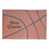 Team Spirit_Basketballテクスチャlook_Hoop Dreams 枕カバー (裏面-左)