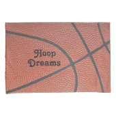 Team Spirit_Basketballテクスチャlook_Hoop Dreams 枕カバー (正面右)