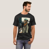 Team Sport Games Retro Airsoft Player Tシャツ (正面フル)