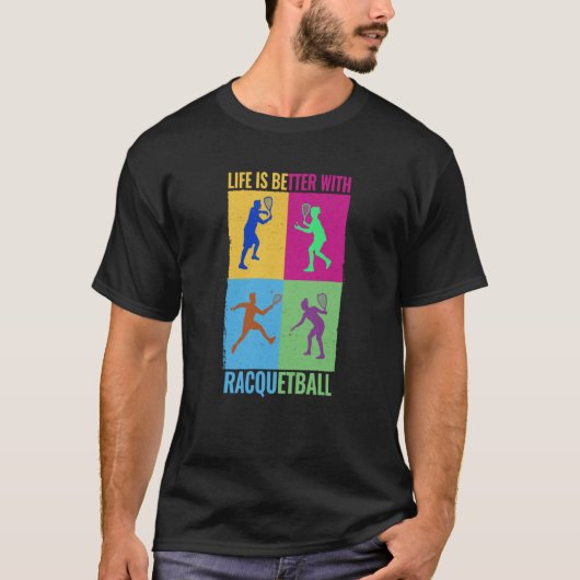 team sport Racquetball for women Tシャツ (正面)