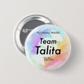 Team Talita - Academy Worksボタン 缶バッジ (正面&裏面)