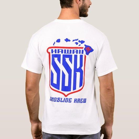 Team Tee (Red & Blue) Tシャツ (裏面)