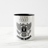 Team Terry Lifetimeメンバ ツートーンマグカップ (中央)