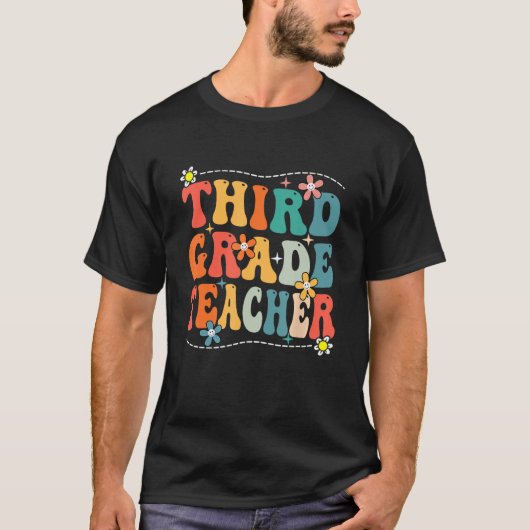 Team Third Grade 3rd Grade Teacher Back To School  Tシャツ (正面)
