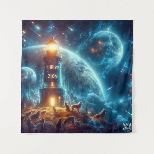 Team Thrive Wall タペストリー (正面)