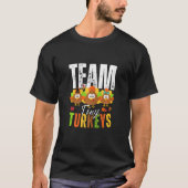 Team Tiny Turkeys Nurse Turkey Thanksgiving Fall N Tシャツ (正面)