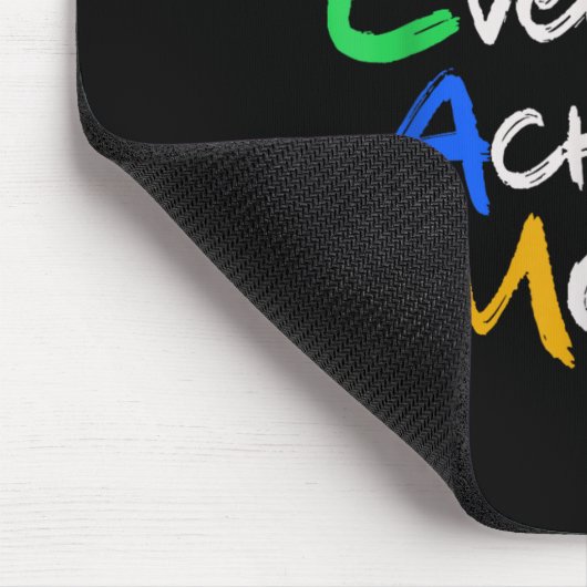 Team Together Everyone Achieves More Teamwork Moti マウスパッド (コーナー)