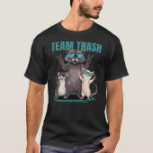 Team Trash Opossum Raccoon Rat Animals Garbage Gan Tシャツ (正面)