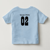 TEAM TWIN, 02 トドラーTシャツ (裏面)