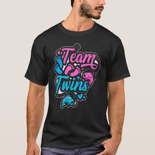 Team Twins for a Fishing   Tシャツ (正面)