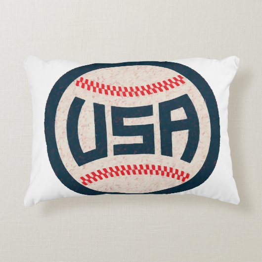 Team USA Baseball アクセントクッション (正面)