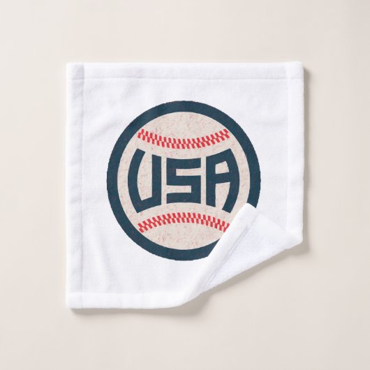 Team USA Baseball ウォッシュタオル (ウォッシュタオル)