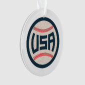 Team USA Baseball オーナメント (正面)