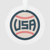 Team USA Baseball オーナメント (裏面)