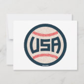 Team USA Baseball シーズンカード (裏面)