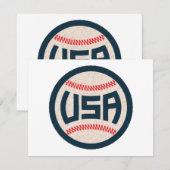 Team USA Baseball シーズンカード (正面/裏面)