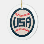 Team USA Baseball セラミックオーナメント (左)