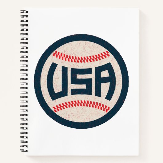 Team USA Baseball ノートブック (正面)