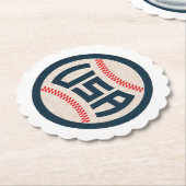 Team USA Baseball ペーパーコースター (アングル)