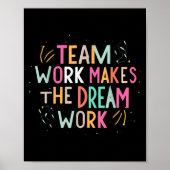 Team Work Makes The Dream Work, Motivational Srts  ポスター (正面)