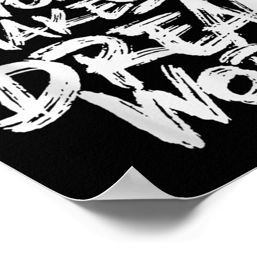 Team Work Makes The Dream Work _ Team Building ポスター (角)