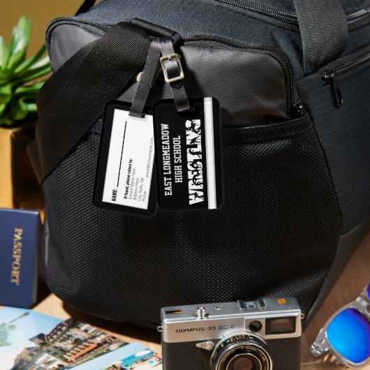 Team Wrestling Gear Bag ラゲッジタグ (正面&裏面)