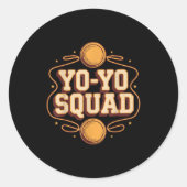 Team Yoyo Player Squad Yo-yo  ラウンドシール (正面)