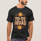 Team Yoyo Player Squad Yo-yo  Tシャツ (正面)