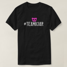 #Teamb3arのワイシャツ-ピンクB3ar Tシャツ