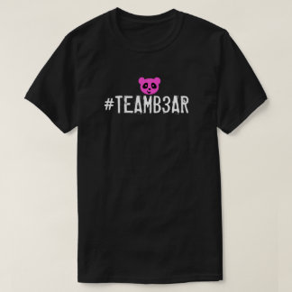 #Teamb3arのワイシャツ-ピンクB3ar Tシャツ