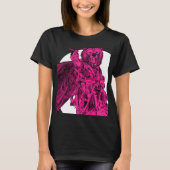 #Teamb3ar -戦場くまのピンク Tシャツ (正面)