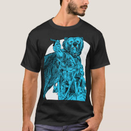 #Teamb3ar -戦場くまの青 Tシャツ