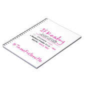 #TeamFosteretteのもしDo Not Dister Notebook ノートブック (左側)