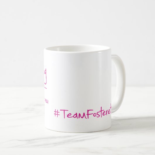 #TeamFosteretteはマグを妨げません コーヒーマグカップ (正面右)