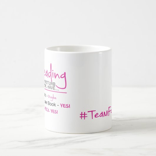 #TeamFosteretteはマグを妨げません コーヒーマグカップ (中央)