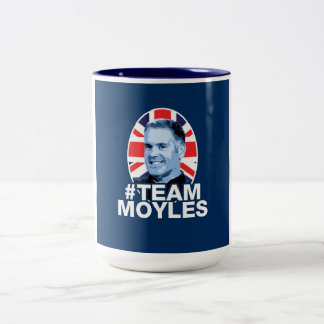 #TEAMMOYLESのコーヒー・マグの青 ツートーンマグカップ