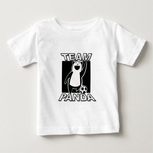 TeamPandaのコピー ベビーTシャツ (正面)