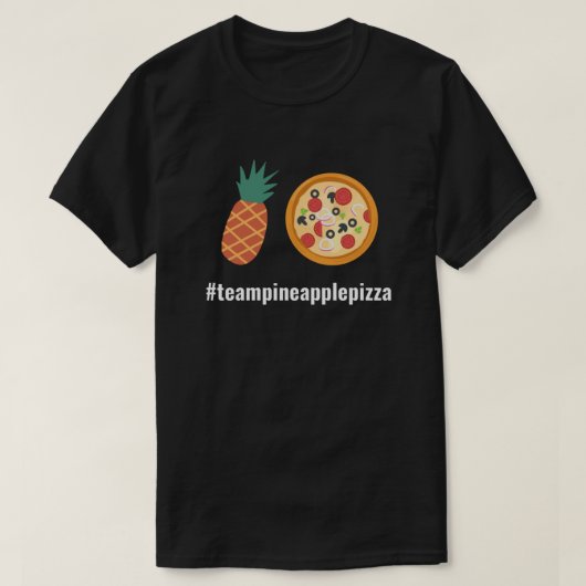 #TeamPineapplePizza Tシャツ (デザイン正面)