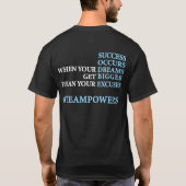#Teampowers Tシャツ (裏面)
