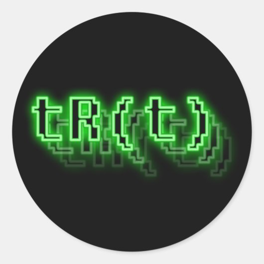 teamRecursiveTeam()スタンプ ラウンドシール (正面)