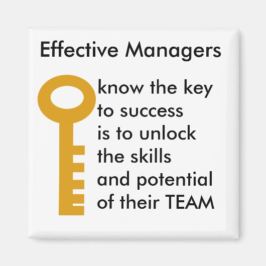 TEAMSマネージャ – 成功への鍵 マグネット (正面)