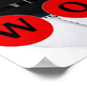 TEAMWORKがやる気を起こさせるサッカーのポスターを獲得 ポスター (角)