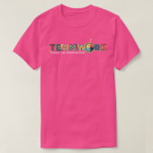 TeamWorkがDreamWorksを作成 Tシャツ (デザイン正面)