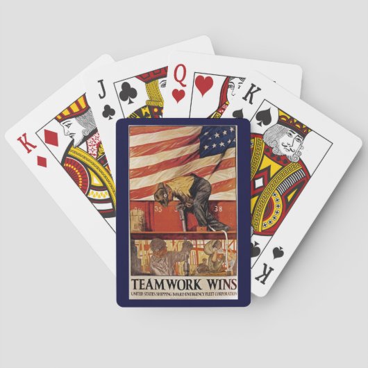TeamWorkの勝利 トランプ (裏面)