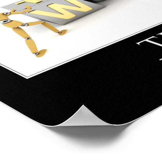 Teamworkコンセプト – ポスター (角)