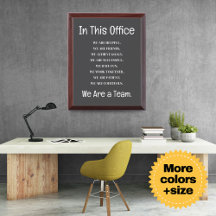 Teamwork感動的引用文ポスターfor Office