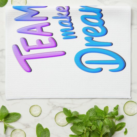 Teamwork キッチンタオル (折り畳み)