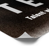 Teamwork Basketball Inspirational Quote Players ポスター (角)