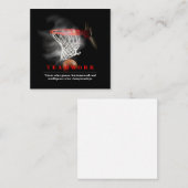 Teamwork Basketball Motivational Inspirational エンクロージャーカード (正面/裏面)